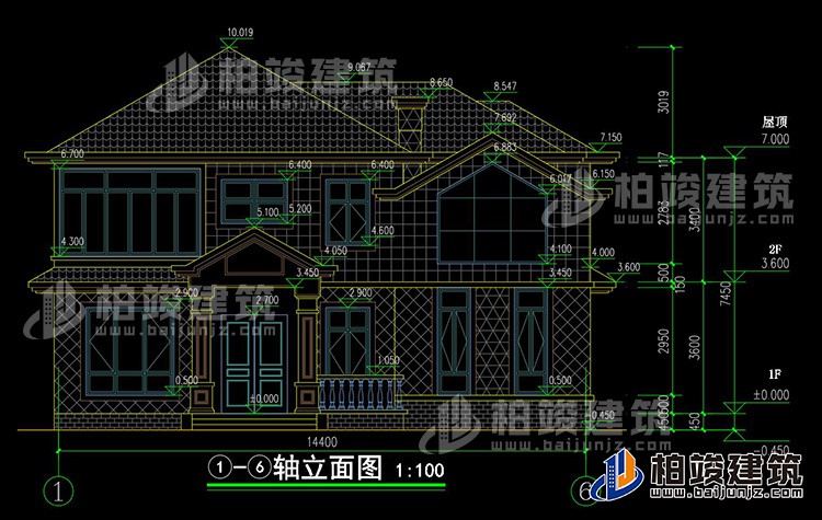 正立面图